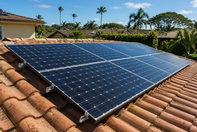 Installation de panneaux solaires à Barbaira